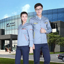 經(jīng)典春秋滌棉紗卡長袖工作服FY802