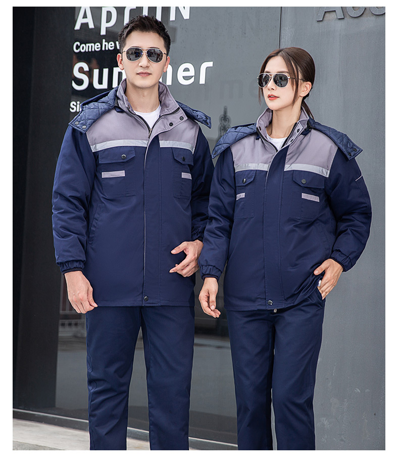 8807Y 牛角羽絨棉衣2色