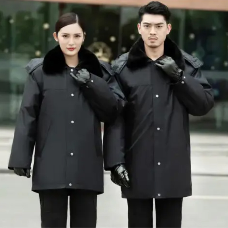 中長(zhǎng)款保安大衣1024